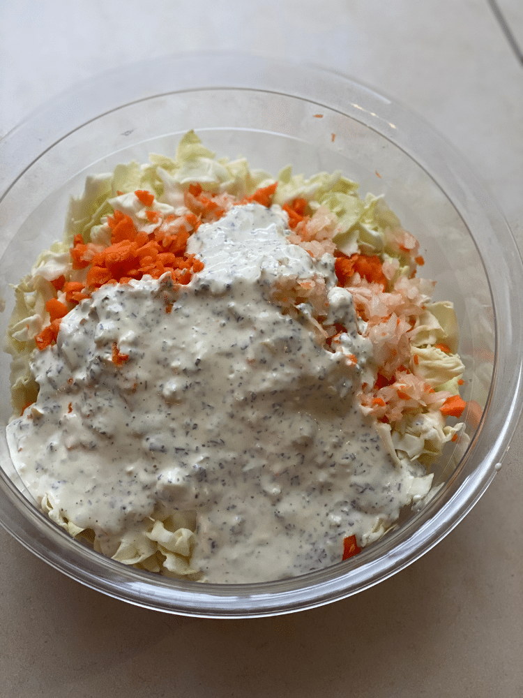 Weißkohl-Möhren-Salat