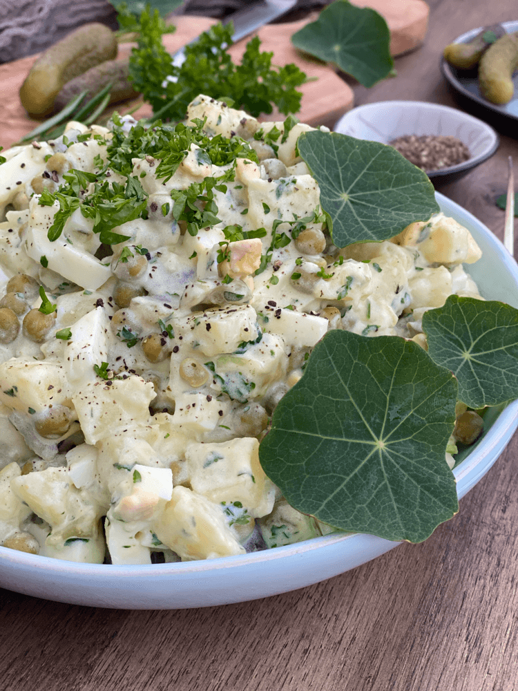 Thermomix Kartoffelsalat mit Erbsen
